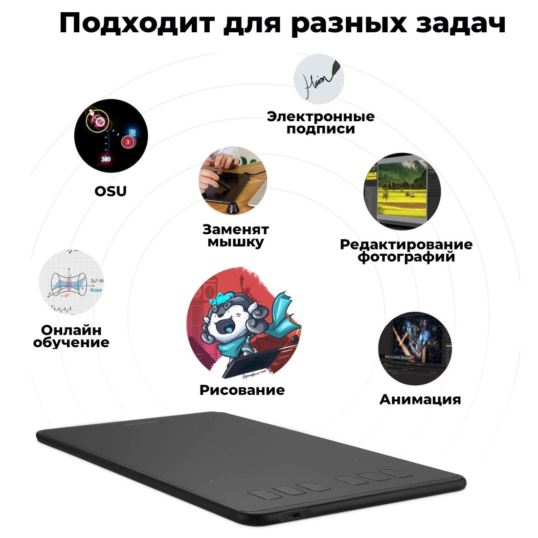 Графический планшет Huion H640P