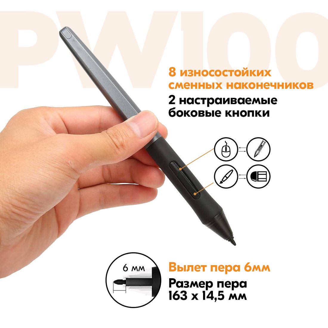 Графический планшет Huion Inspiroy H420X (черный)