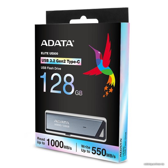 128 Gb USB3.2 A-Data UE800 AELI-UE800-128G-CSG Silver
