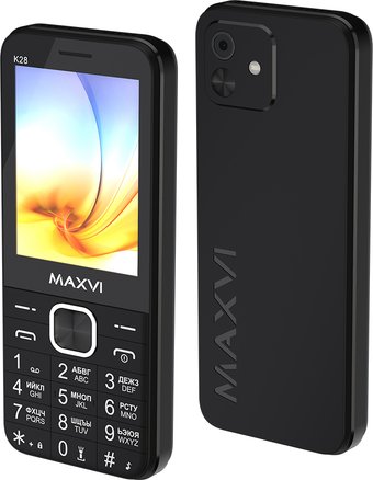 Мобильный телефон Maxvi K28 32/32Mb черный